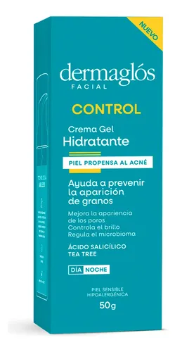 Dermaglós Crema Control Gel Hidratante Piel Propensa Acné