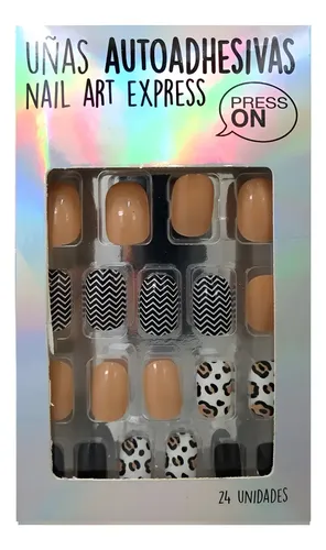 Uñas Press On Autoadhesivas Animal Print Thelma&louise