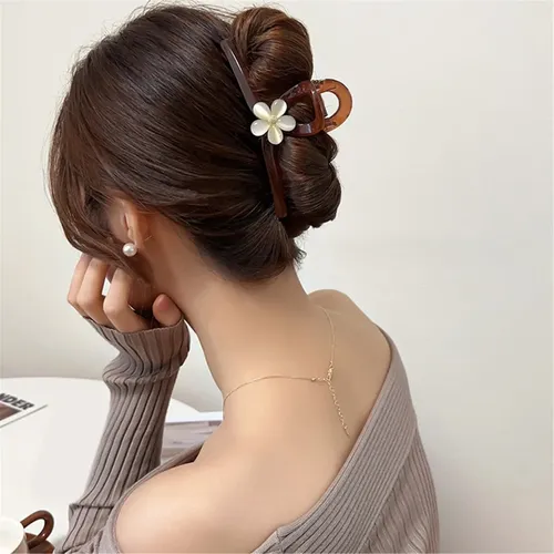 Elegantes Broches Con Forma De Flor For El Pelo 2026