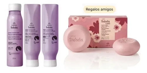 Kit Tododia Cabellos Rizos Mora Y Aceite De Coco + Jabones