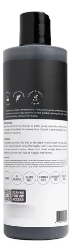 Gel Exfoliante Corporal Detox Con Carbón Activado Her Fantas