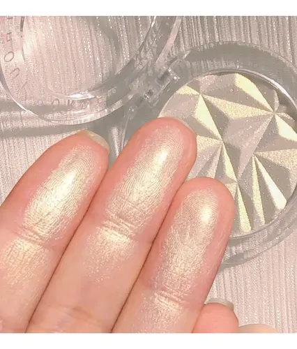 Paleta De Iluminador Dorado Con Brillo Para Rostro Dorado