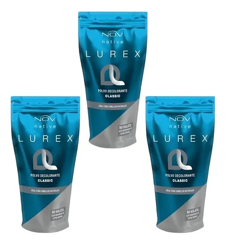 Polvo Decolorante Nov Lurex Classic Coloracion 690g X 3