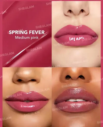 Sheglam Pout Perfect Shine Lip Color Spring Fever – Labial Acabado Brillante