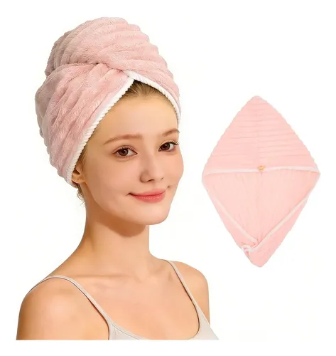 3 Gorros De Microfibra Para Cabello, Ultra Suaves Y Extra