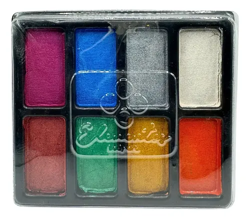 Paleta Maquillaje Metalizados 8 Colores
