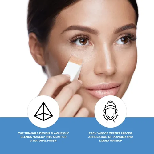 Cuñas De Belleza Forpro, Esponjas De Espuma Sin Látex, Mezcl