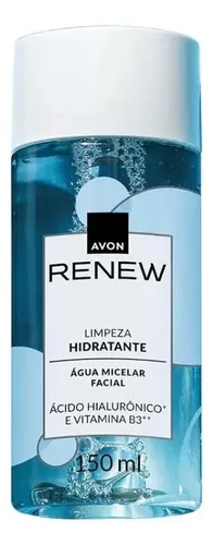 Agua Micelar Facial Bifásica Desmaquillante Renew Avon