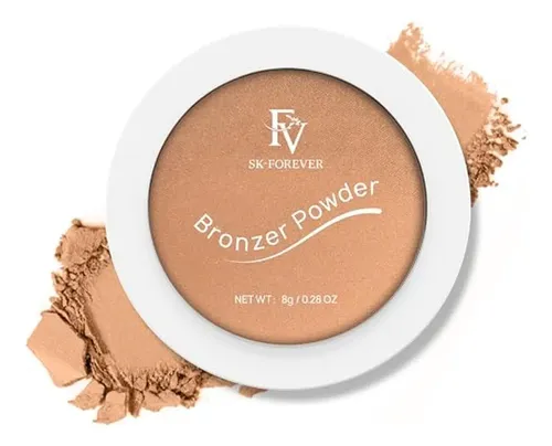 Polvo Bronceador Fv De Larga Duración, Impermeable Y Sedoso