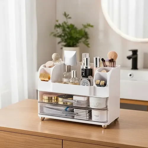 Organizador De Maquillaje Con Cajones Y 34x24x18