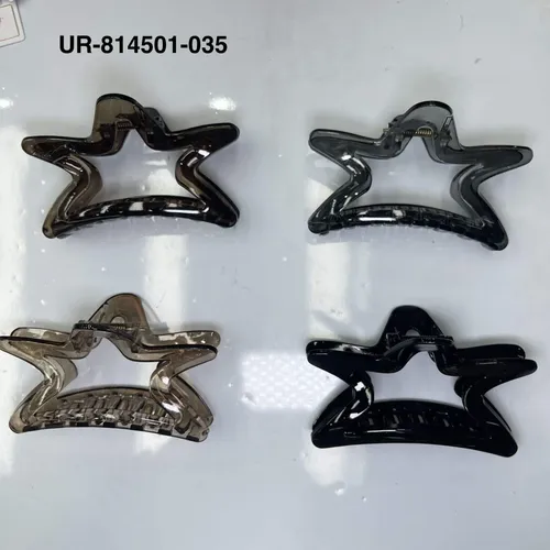 Broches Para El Pelo X6 Translucidos Mujer Urbanchic 1035