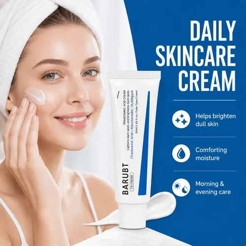 Crema Facial Barubt Con Ácido Tranexámico 50ml Todo Tipo De Piel Día/noche