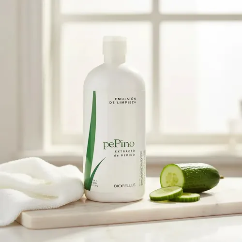 Emulsión Limpiadora Facial Pepino Biobellus 500ml Piel Normal
