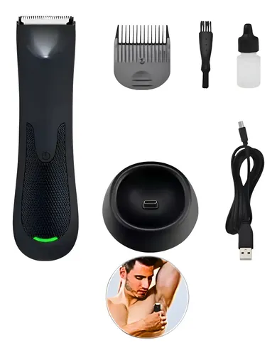 Corta Pelo Corporal Intimo Daling Waterproof Linterna Negro