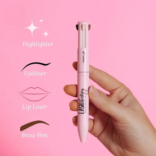 Lapiz Delineador Ojos, Labios, Cejas E Iluminador 4 En 1