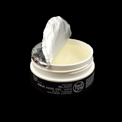 Redone Aqua Hair Gel Wax Full Force Negro -5 Onzas /5.1 Fl O