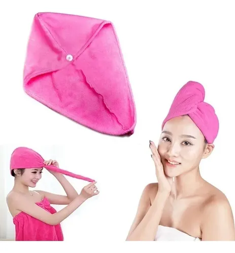 A 1 Piezas De Gorro Secado Toallas