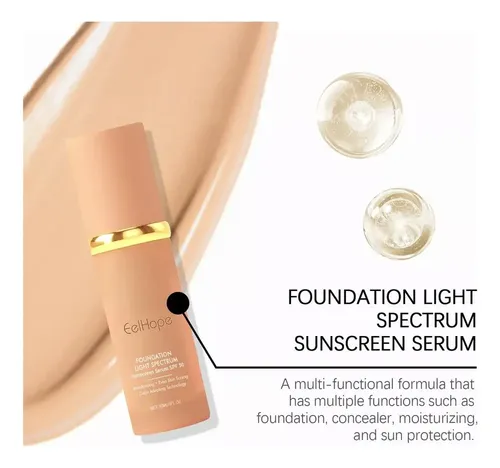 Foundation 4 En 1, Corrector De Color De Espectro Medio, Spf