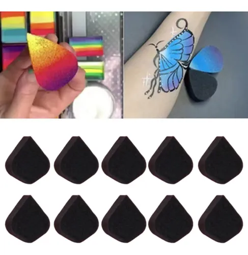 10 Esponjas Para Pintar El Cuerpo, Ideales Para Estilo C