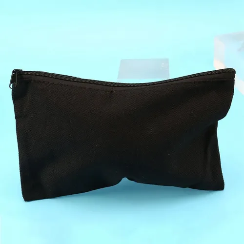 100 Bolsas De Lona Con Cierre, Bolsas De Maquillaje De Lona,