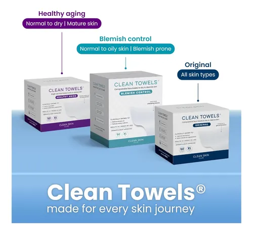 Clean Skin Club Clean² Pads 20 [bordes Nuevos Y Mejorados] Blanco