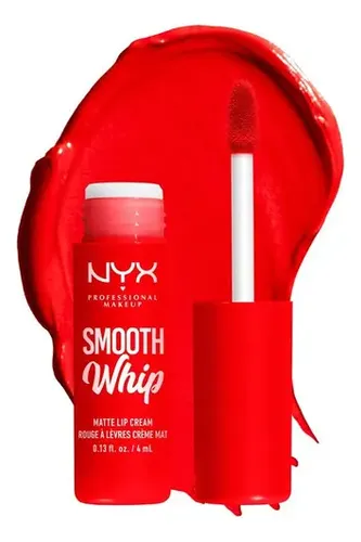 Labial Líquido Nyx Smooth Whip Matte Cream Acabado Mate Icing On Top