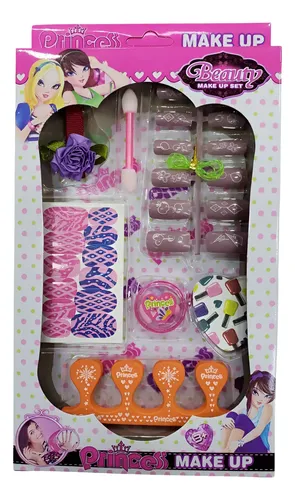 Juego Set De Uñas Para Nena Princess Make Up Beauty