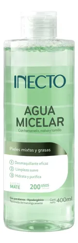 Inecto Agua Micelar De Hamamelis X400 Ml