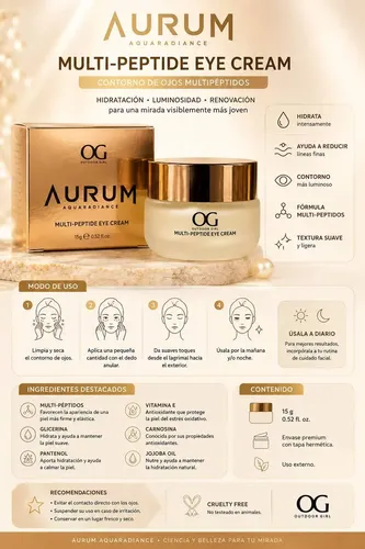 Outdoor Girl Aurum Multi Peptide Crema Contorno Ojos