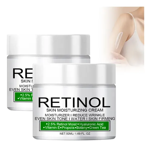 Crema Hidratante Con Retinol Antienvejecimiento, 2 ^.^