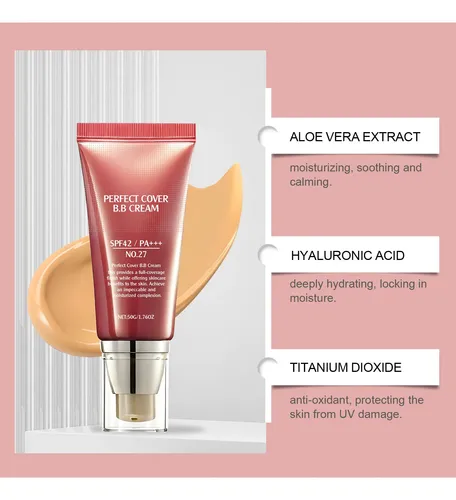 Bb Cream Hidratante Para Piel Oscura – Ligero Y Mate