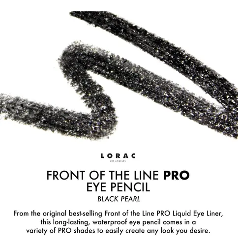 Lápiz Delineador Waterproof Front Line Pro Lorac Black