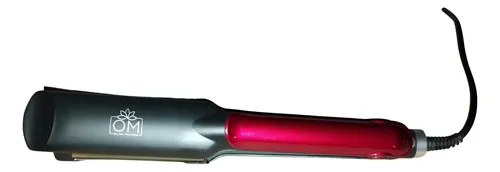 Plancha de Pelo Cerámica Negro OM GM-2995 Anti-Frizz con Ionizador 220°C