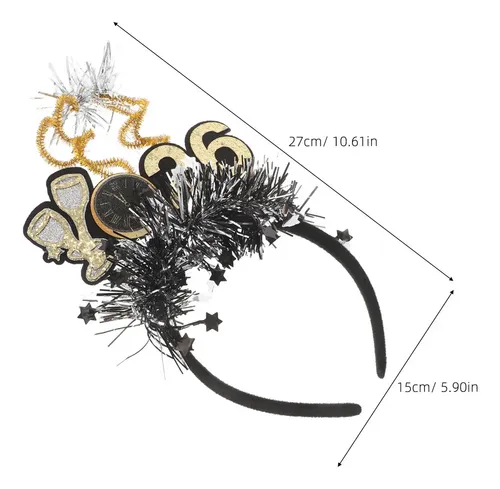 New 3 Aros For El Pelo De Nochevieja: Diadema 2025