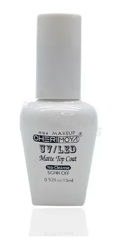 Top Coat Matte Cherimoya Esmalte Semipermanente Uñas 15ml