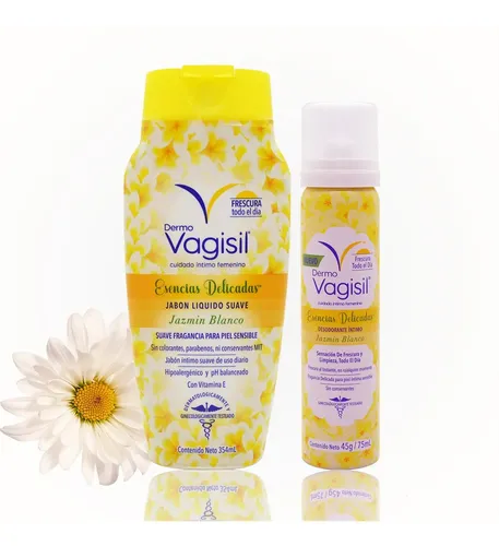 Kit Jazmin Blanco Jabón Y Desodorante Vagisil 2 Unidades