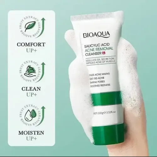 Bioaqua Limpiador Facial Ácido Salicílico Anti Acne 100gr