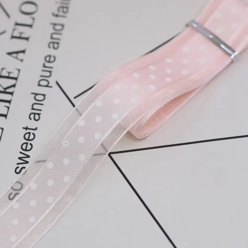 Cinta De Organza Con Lazo Para El Pelo, Cinta De Lunares