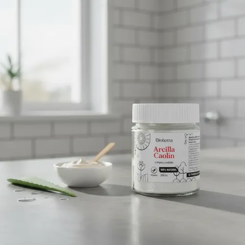Arcilla Facial Patagónica Caolín Cosmética Natural Bioterra