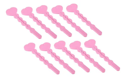 Rulos Para El Peinado Del Cabello Rosado