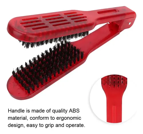 Plancha De Pelo, Peine, Alisado, Peinado De Madera Con .