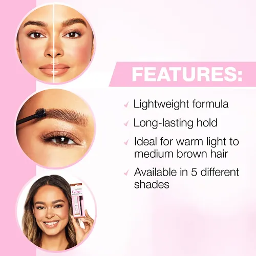 Gel Para Cejas Ardell Brow Glue Medium Brown 10g