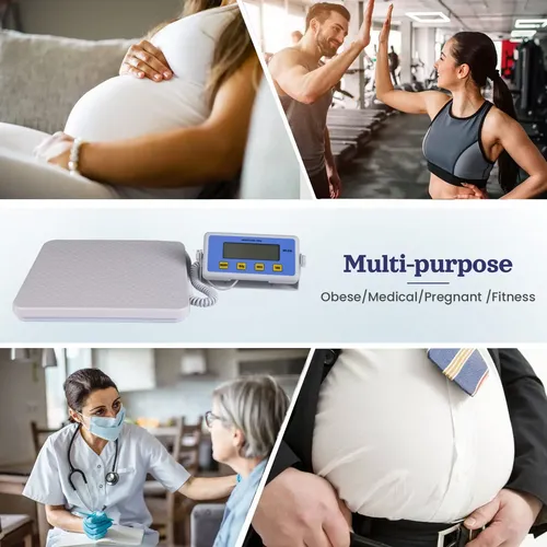 Báscula Médica Scalebelly Professional De 200 Kg Con Disp Re