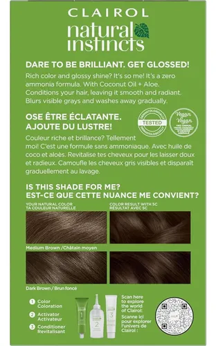 Tinte Demi-permanente Natural Instincts Wella 5c Marrón