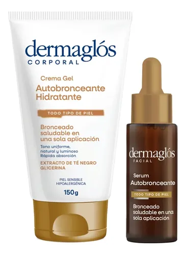 Rutina Dermaglós Facial Y Corporal Autobronceante Progresivo