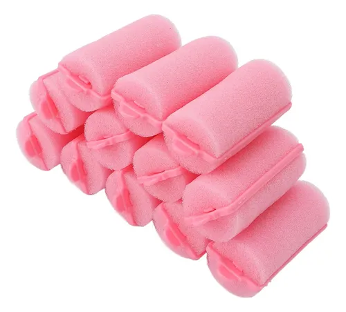 12 Rodillos For El Cabello Con Esponja De Espuma, For
