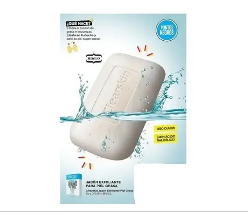 Clearskin Avon Mascarilla Facial Negra Jabon Exfoliante Set