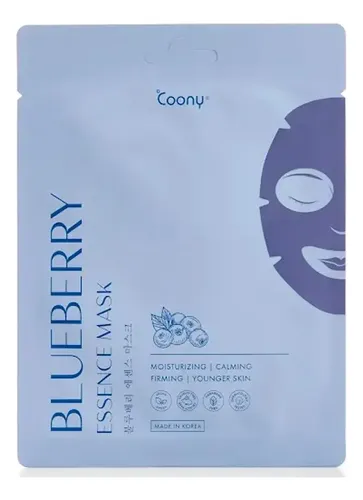 Coony Máscara Premium Con Esencia Arándanos Antiedad Hidrata