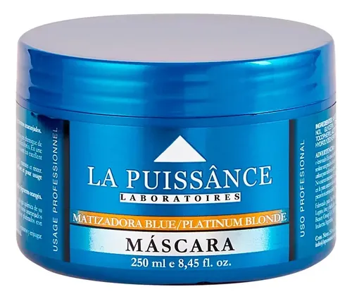 La Puissance Máscara Matizadora Blue Rubios Platinados 250ml