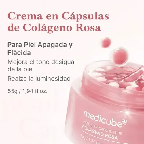 Medicube Crema Pdrn Pink Collagen Capsule Todo Tipo De Piel